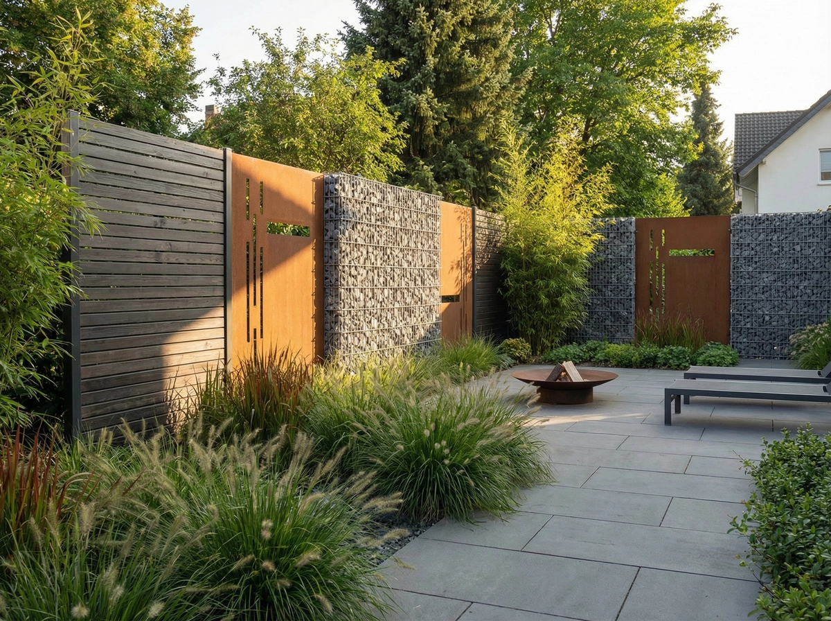 Moderner Sichtschutz Garten: Ästhetik und Privatsphäre