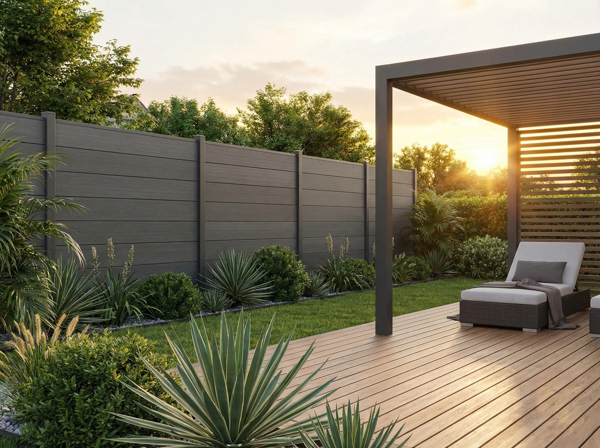 Zaun modern blickdicht: Privatsphäre mit Stil
